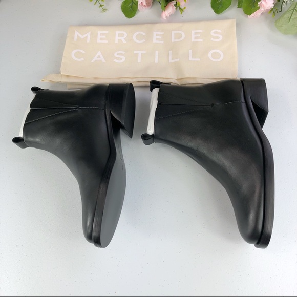 Mercedes Castillo Xandra black boots sz 5.5 (A#27) - Picture 4 of 8
